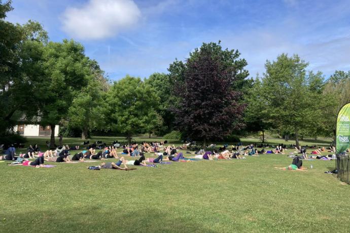 Park yoga 