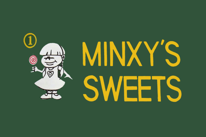 Minxy's sweets logo bideford pannier market