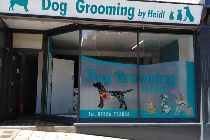 Dog grooming by heidi