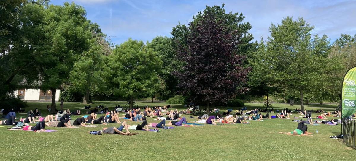 Park yoga 