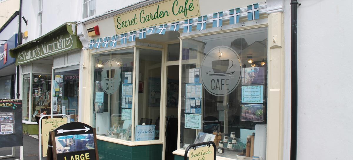 Secret Garden Cafe Mill Street Shop Front