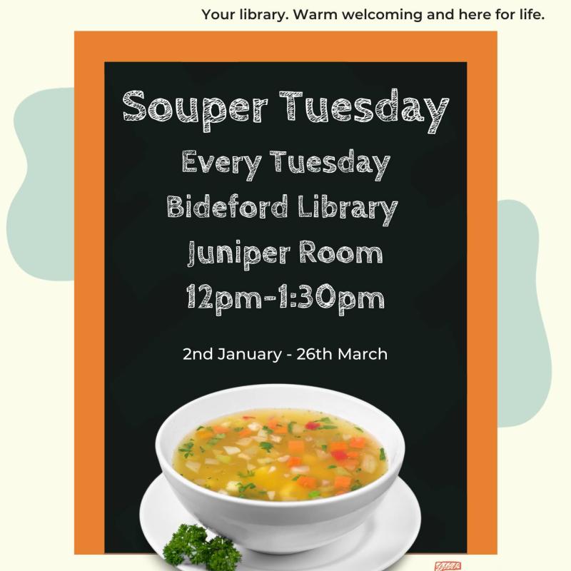 Souper Tuesdays at Bideford Library