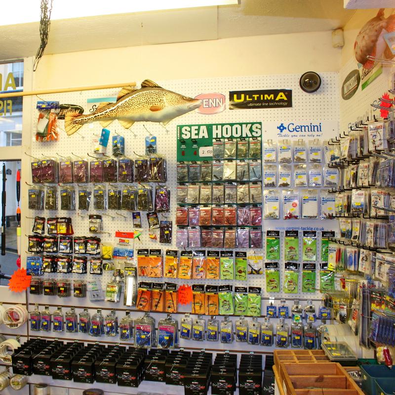 Anglers Heaven, Market Place, inside shop