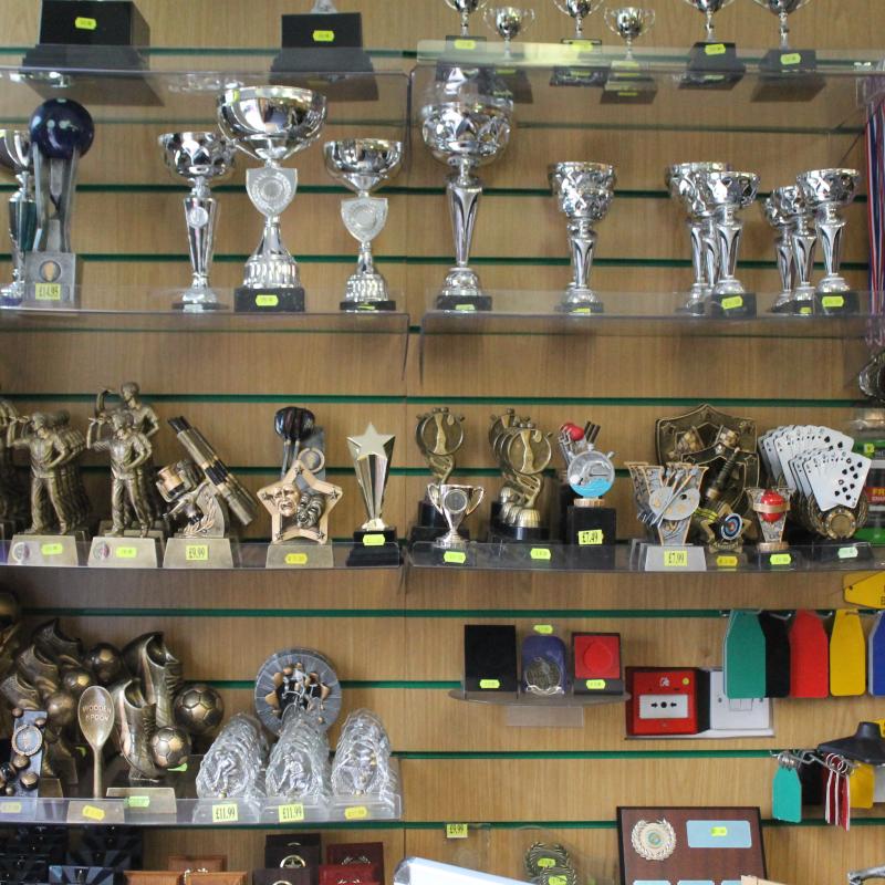 Bideford Cobblers and Keys trophies